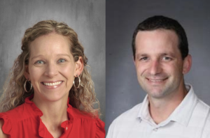 Incoming Director of Curriculum and Instruction Dr. Melissa Dudic (left) and incoming Assistant Principal for the Class of 2029 Matt Koulentes